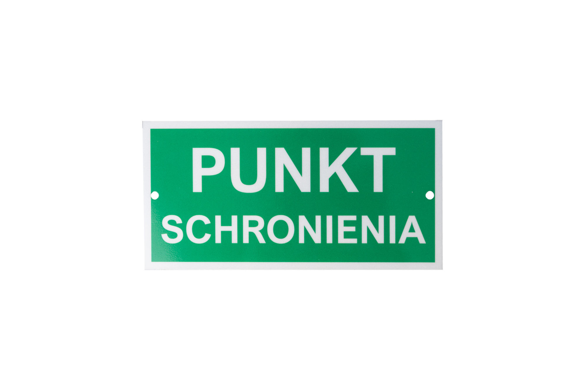 oznakowanie miejsce schronienia